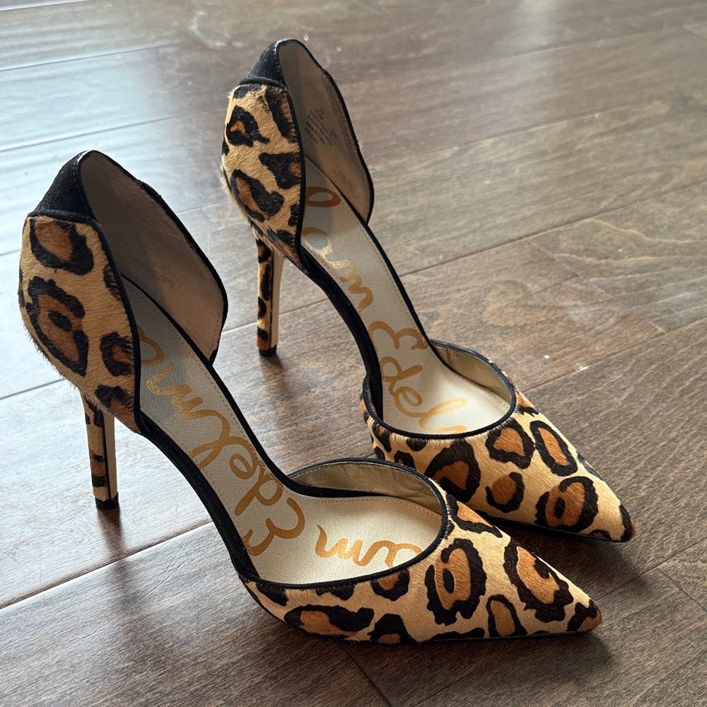 Sam Edelman Animal Print Heels